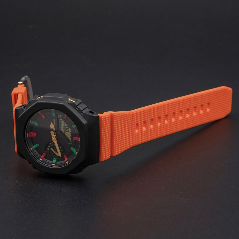 Ремінець для Casio G-Shock GM-2100 B Orange BK - 3