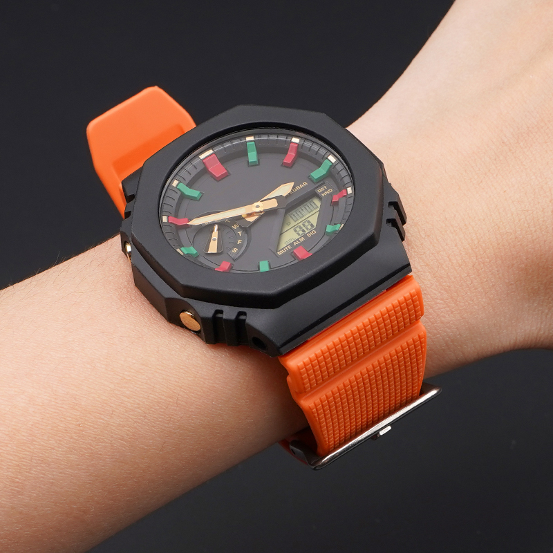 Ремінець для Casio G-Shock GM-2100 Orange SI - 6