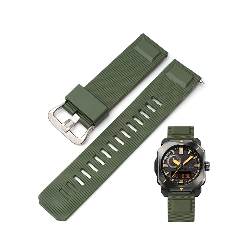 Ремінець для Casio Pro Trek PRW-6900Y Army Green SI - 2