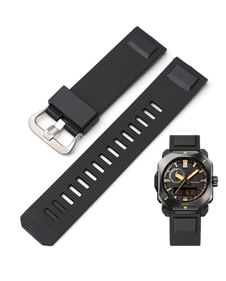 Ремінець для Casio Pro Trek PRW-6900Y Black SI - 2