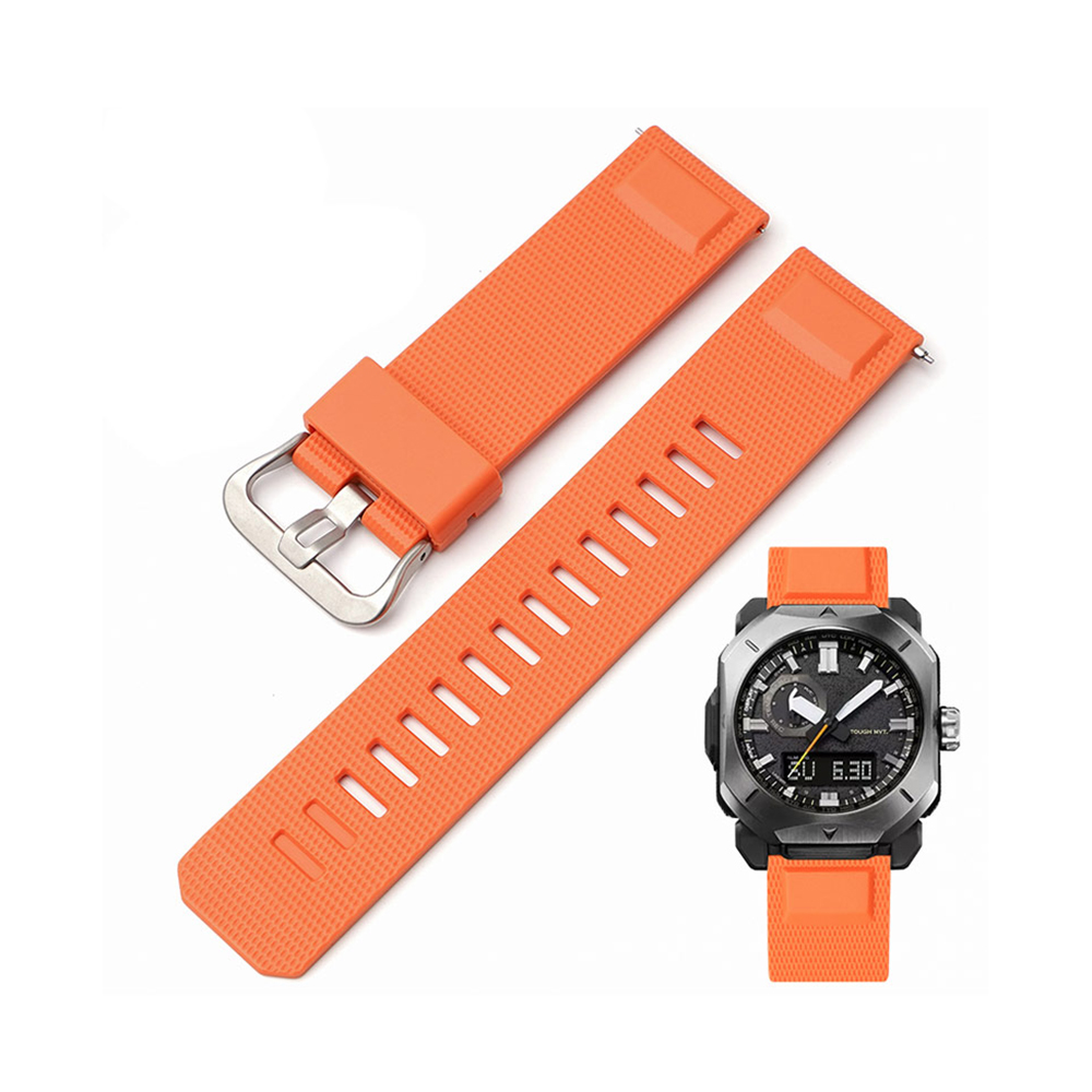 Ремінець для Casio Pro Trek PRW-6900Y Orange SI - 2