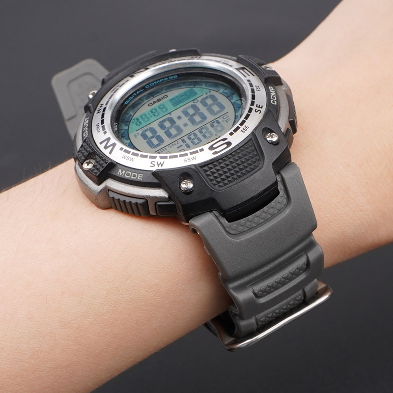 Ремінець для Casio SGW-100 Gray SI - 6