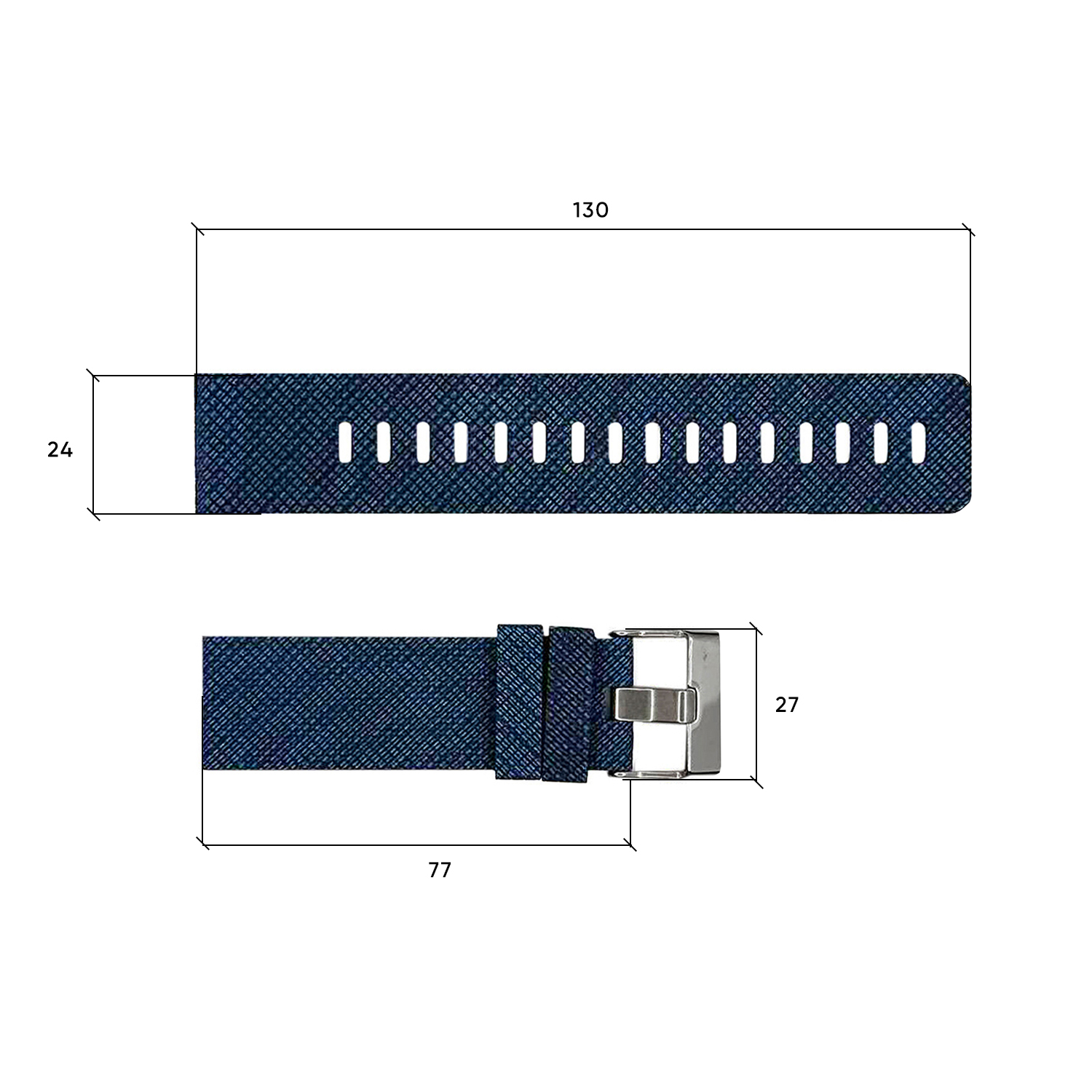 Ремінець для годинника Skmei 1213 Jeans - 3