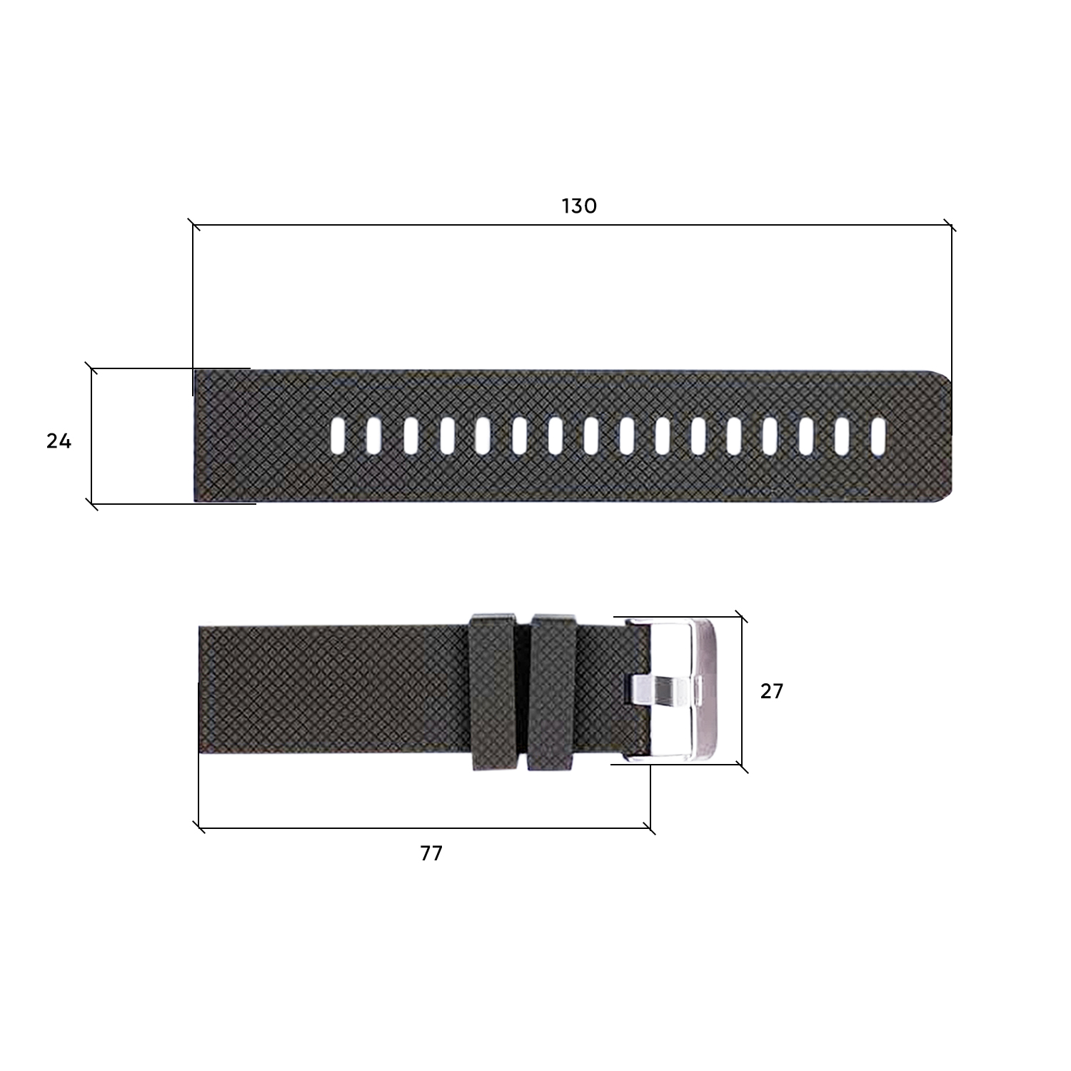 Ремінець для годинника Skmei 1213AG Army Green - 3