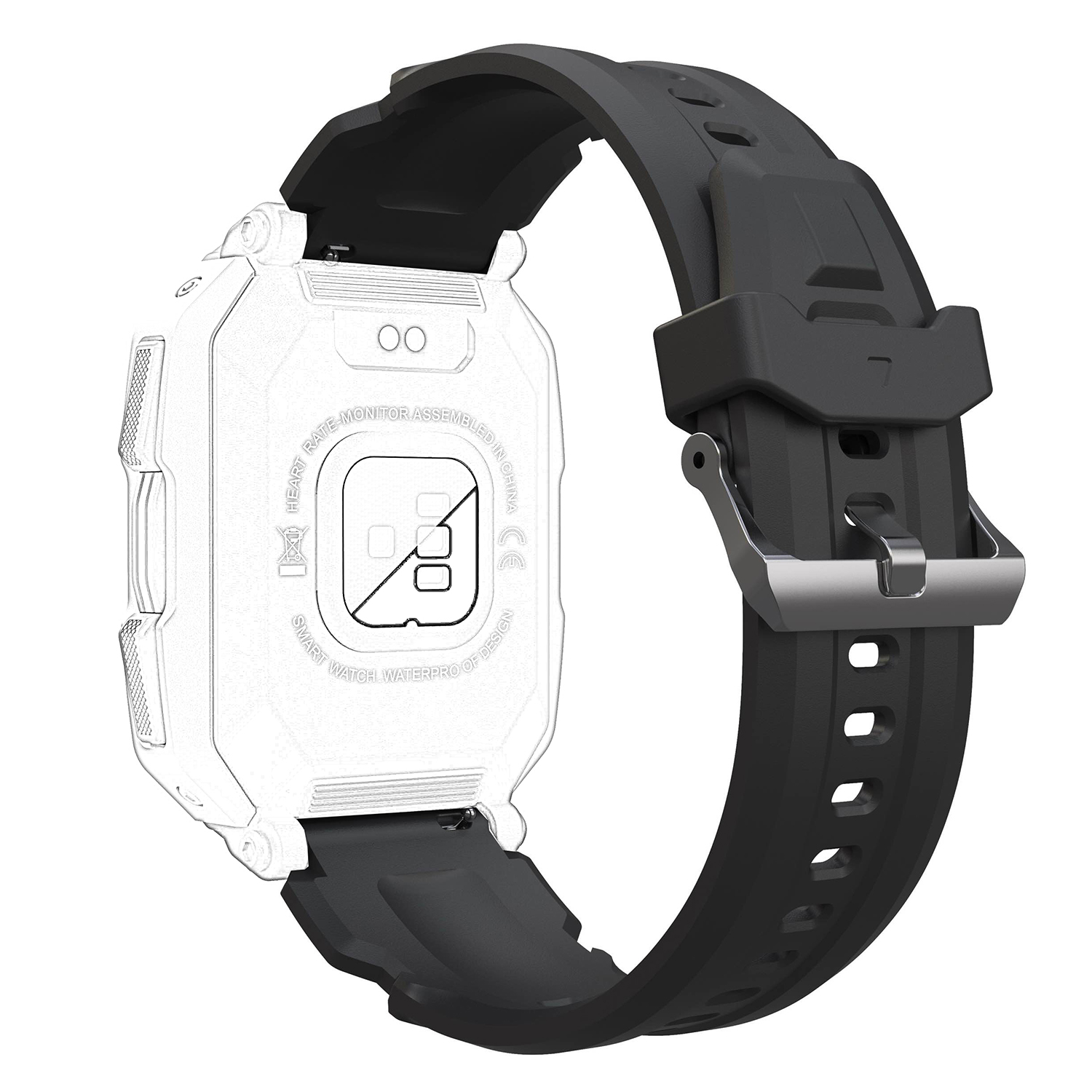 Ремінець для смарт годинника C20 Black - 4