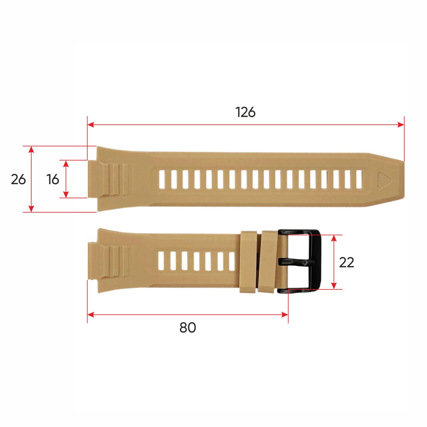 Ремінець для смарт годинника Modfit Armor Khaki - 3