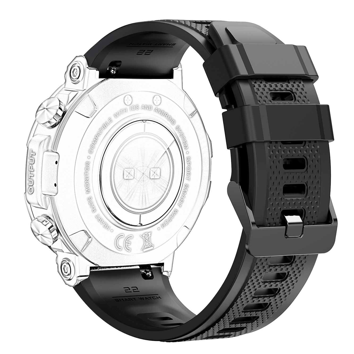 Ремінець для смарт годинника Modfit Hunter Black - 4