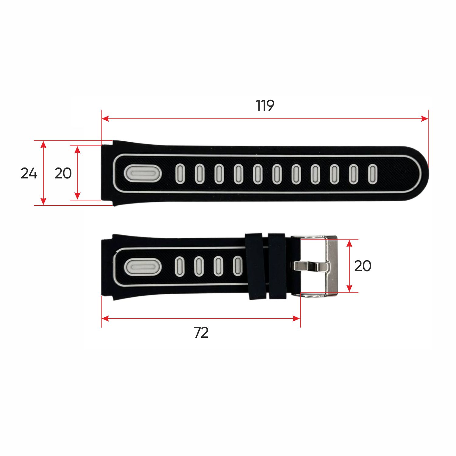 Ремінець для смарт годинника Modfit SkyLoom Black - 3
