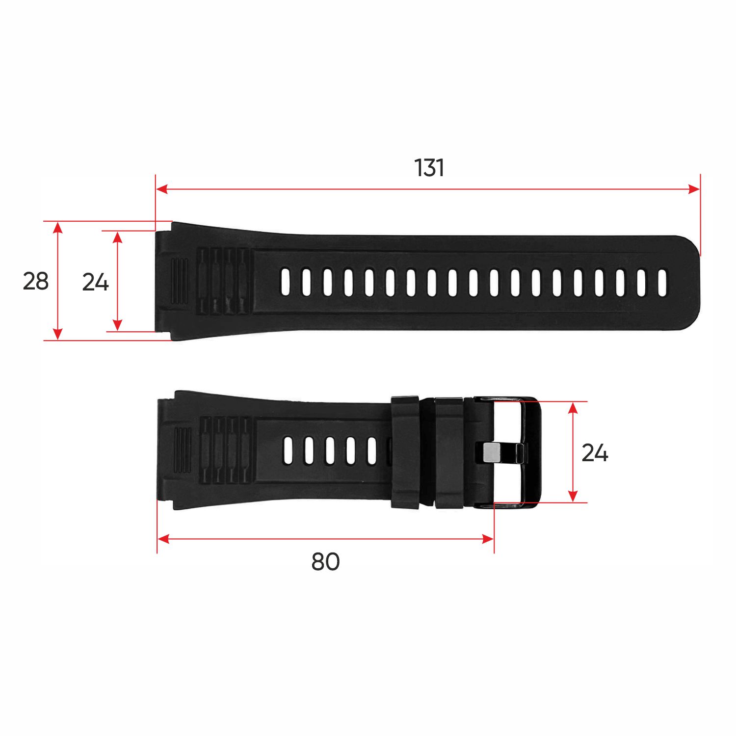 Ремінець для смарт годинника NX8 Black - 3