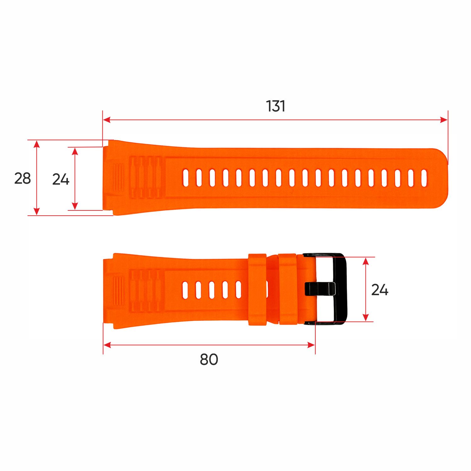 Ремінець для смарт годинника NX8 Orange - 3