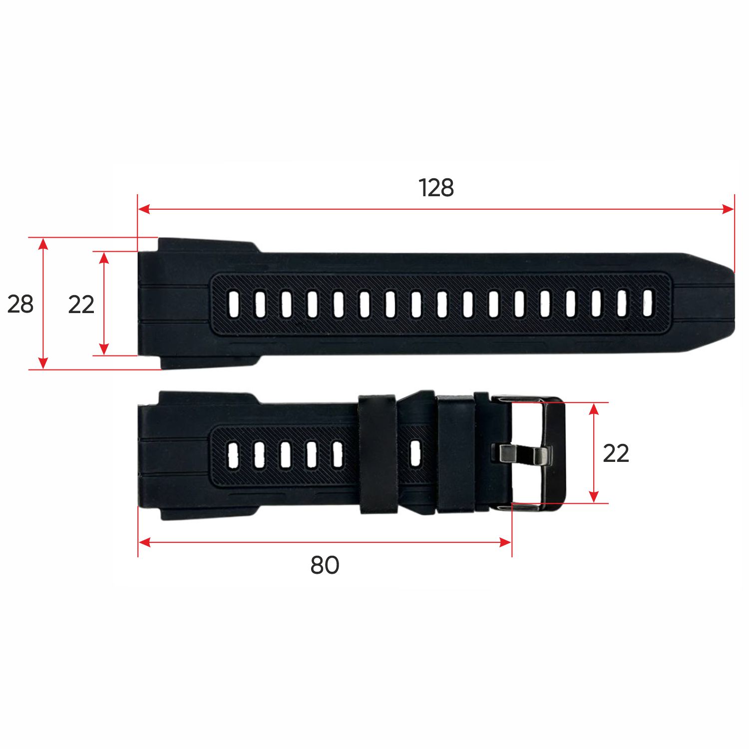 Ремінець для смарт годинника Sniper Plus Black - 3