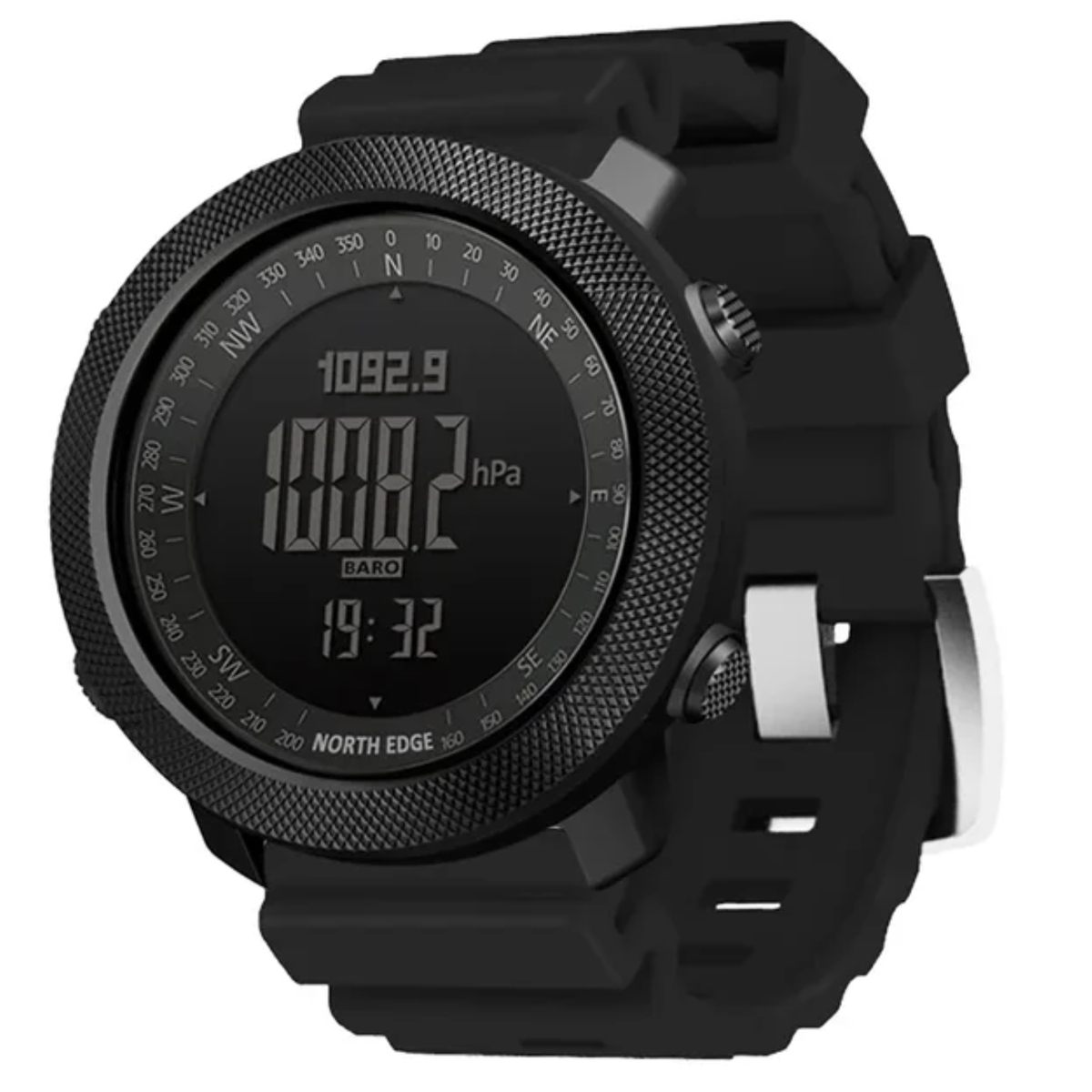 Ремінець каучуковий North Edge Black розмір 24 - 2