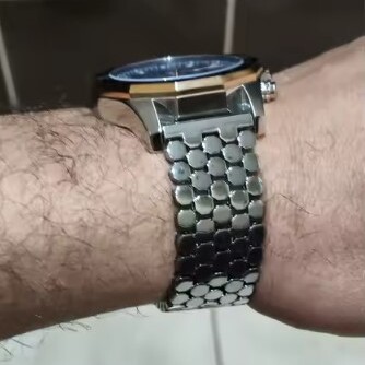 Ремінець металевий Honey Silver 22 мм - 5