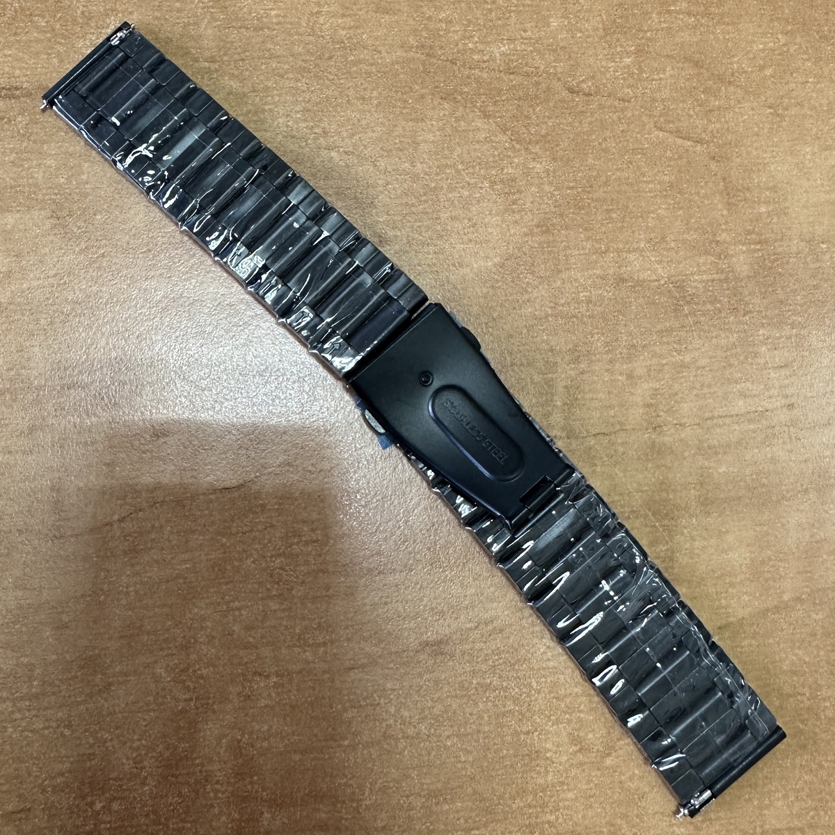 Ремінець металевий чорний розмір 20 - 3