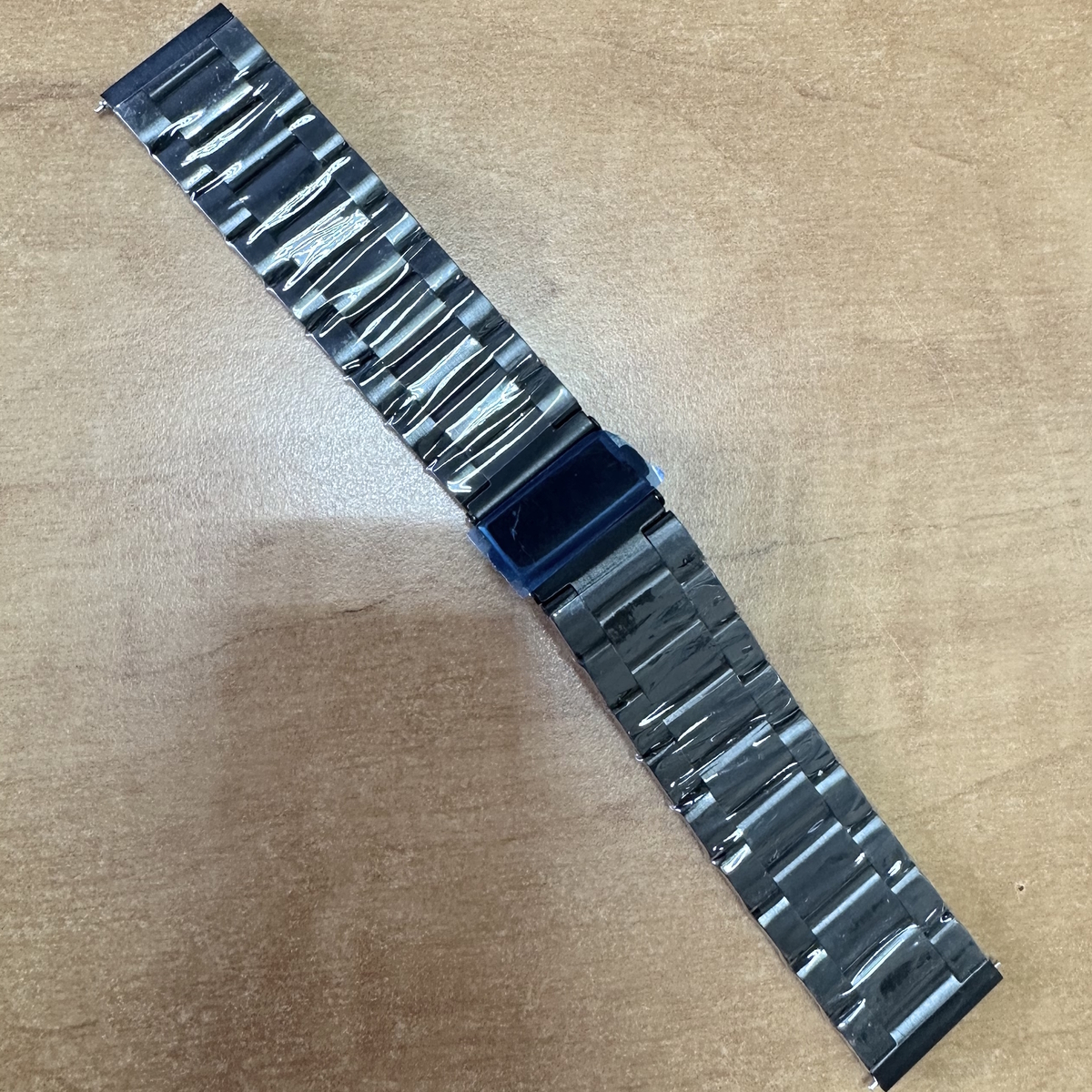 Ремінець металевий чорний розмір 20 - 4