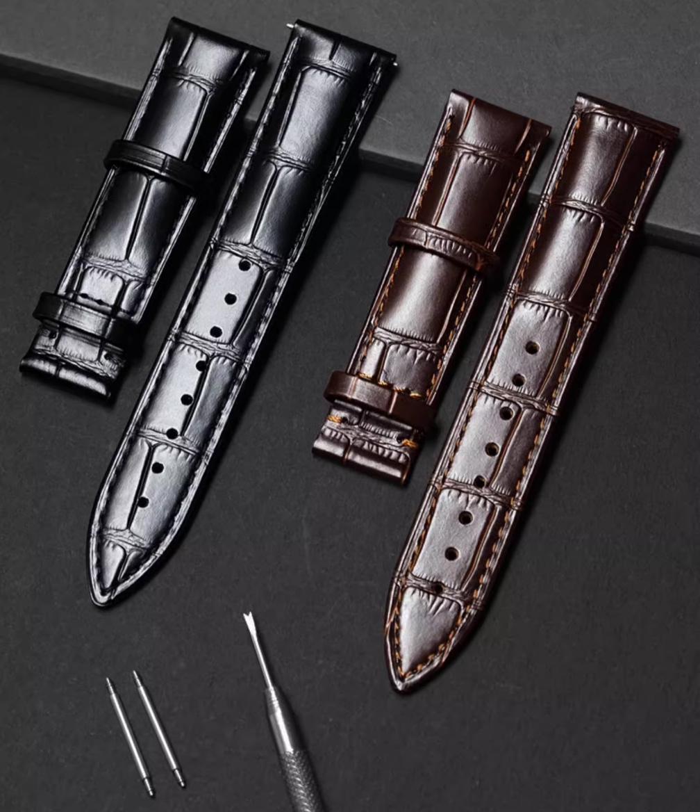 Ремінець шкіряний DeLuxe кліпсовий розмір 20 - 7