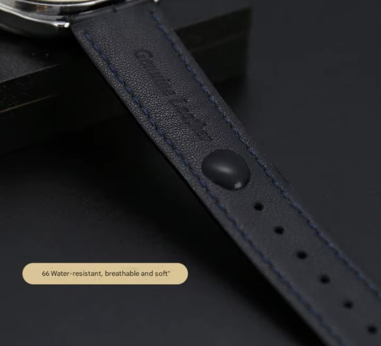 Ремінець шкіряний DeLuxe кліпсовий розмір 22 - 2