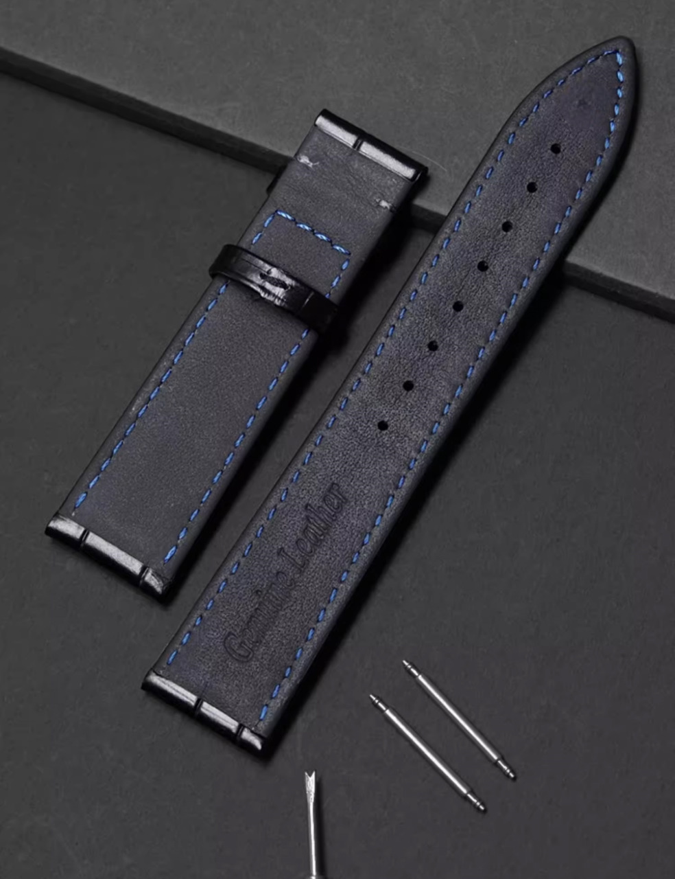 Ремінець шкіряний DeLuxe кліпсовий розмір 22 - 4