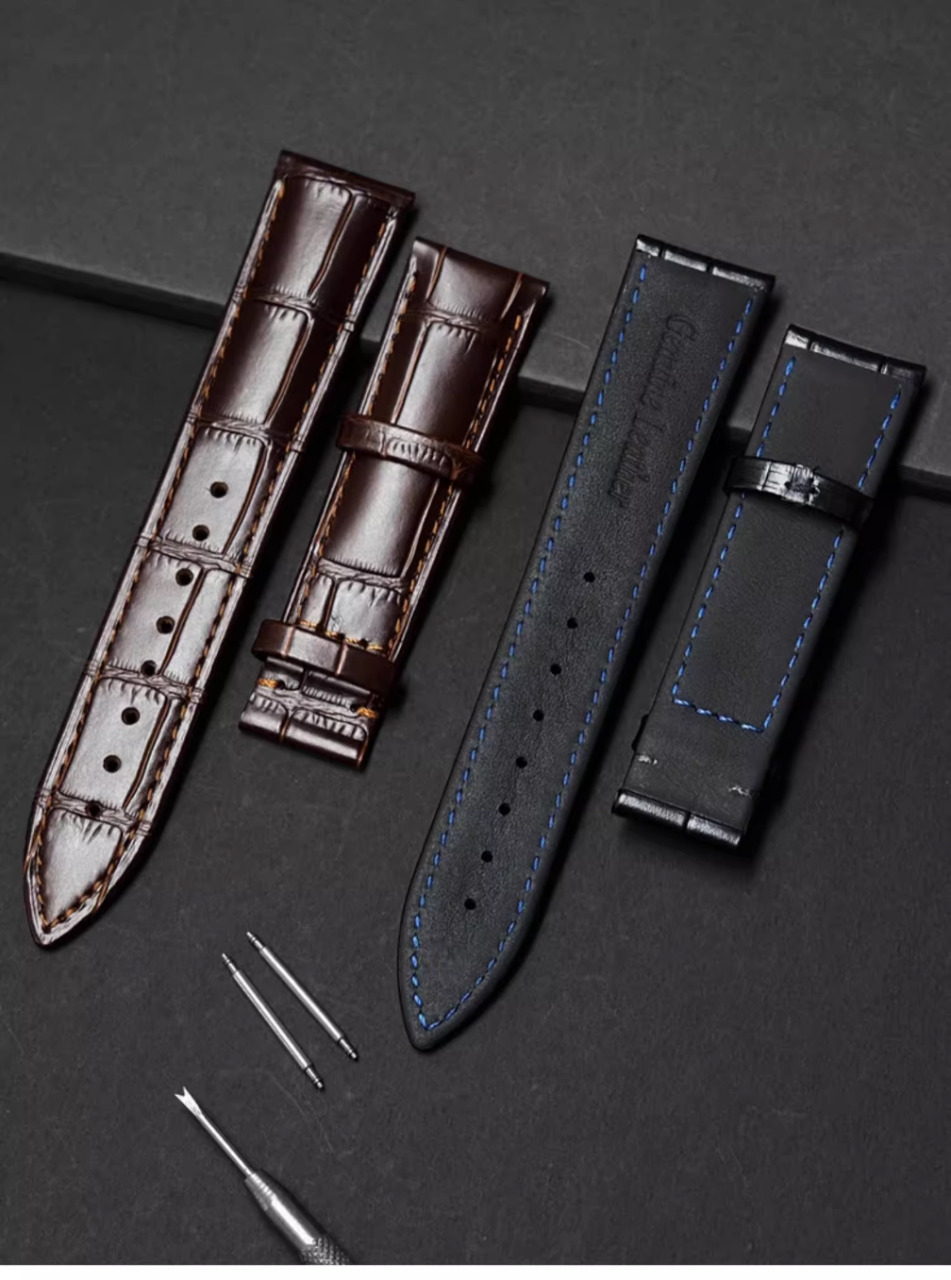 Ремінець шкіряний DeLuxe кліпсовий розмір 22 - 8