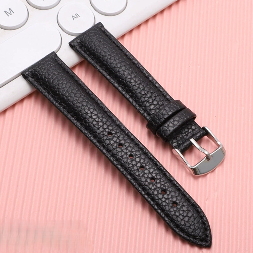 Ремінець шкіряний чорний 16 мм - 2