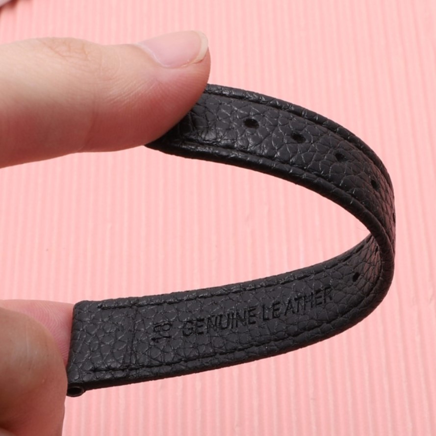 Ремінець шкіряний чорний 16 мм - 4