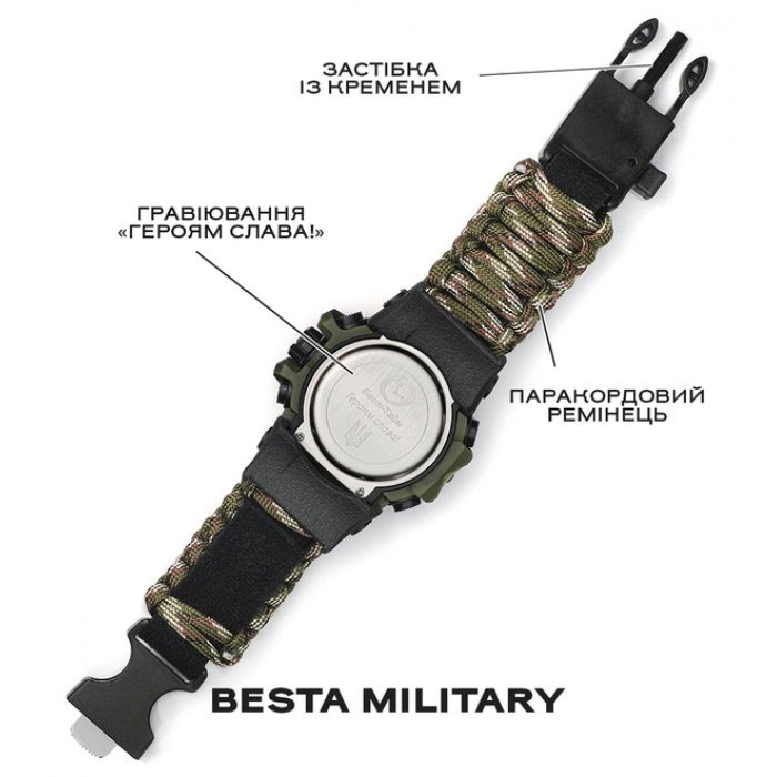 Тактичний тканевий ремінець до Besta Military - 3