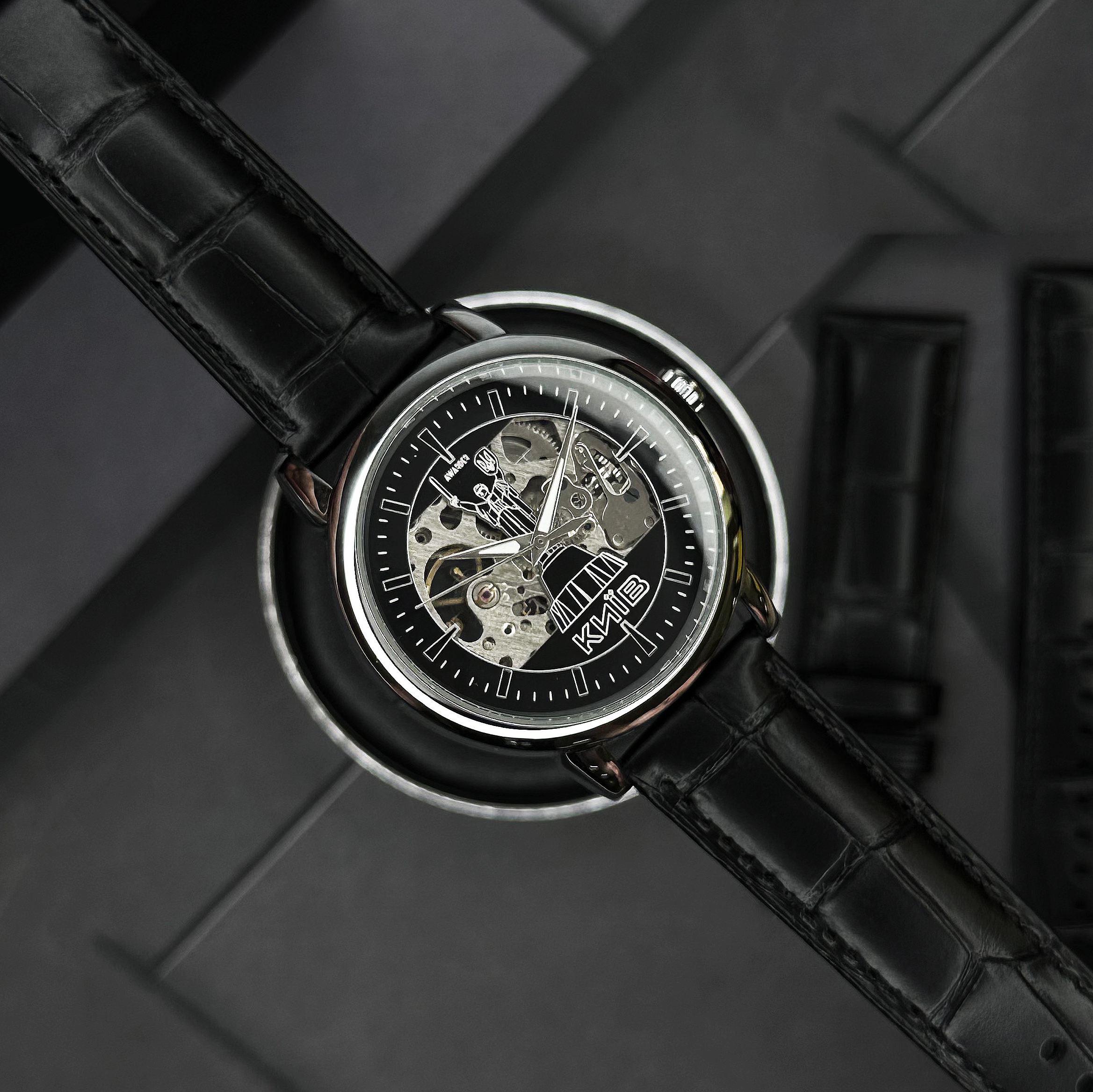 Чоловічий годинник Awarder 022 Київ II Silver-Black - 2