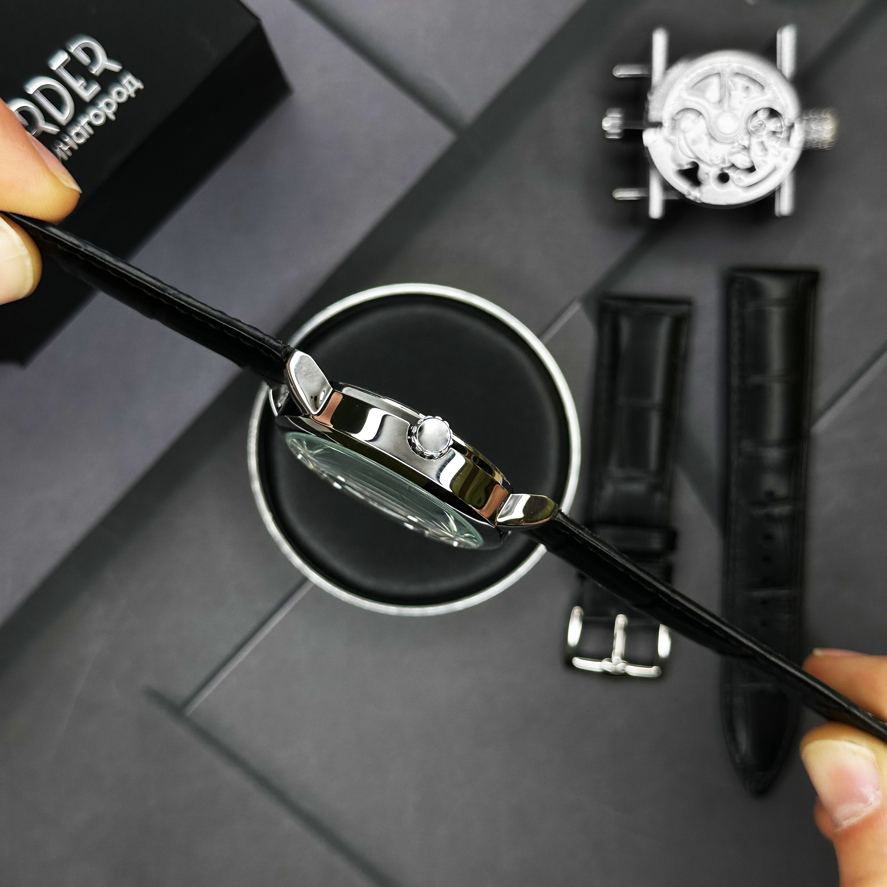 Чоловічий годинник Awarder 022 Київ II Silver-Black - 5