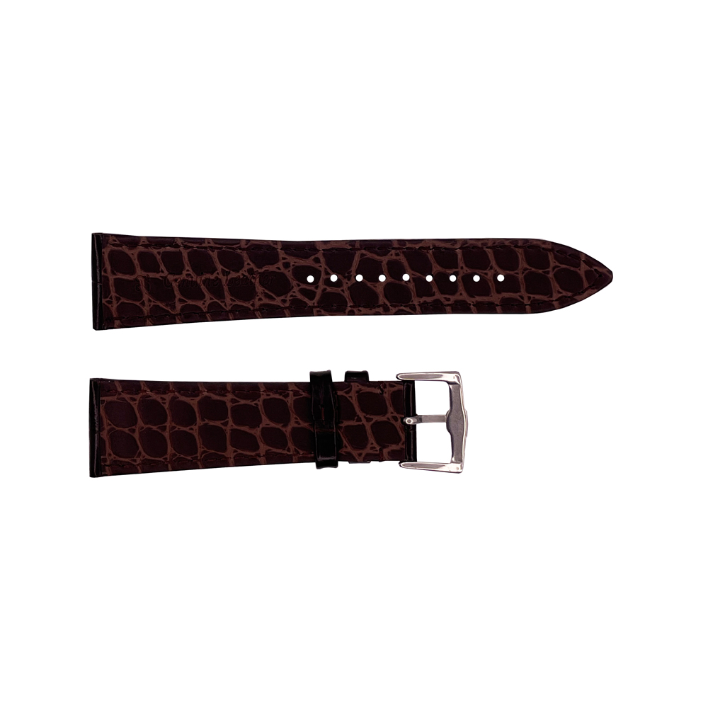 Шкіряний ремінець Premium 20х18 мм. Brown - 2